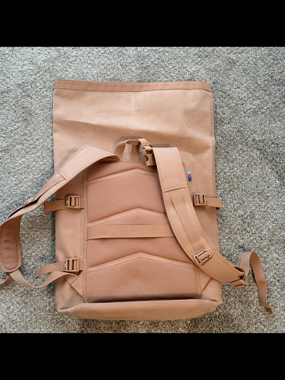 GOT BAG Men’s Roll-Top Backpack in Tan - Picture 3 of 4